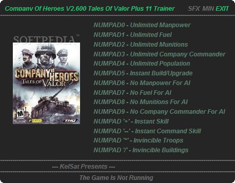 company of heroes 2 trainer 4.0.0.21799